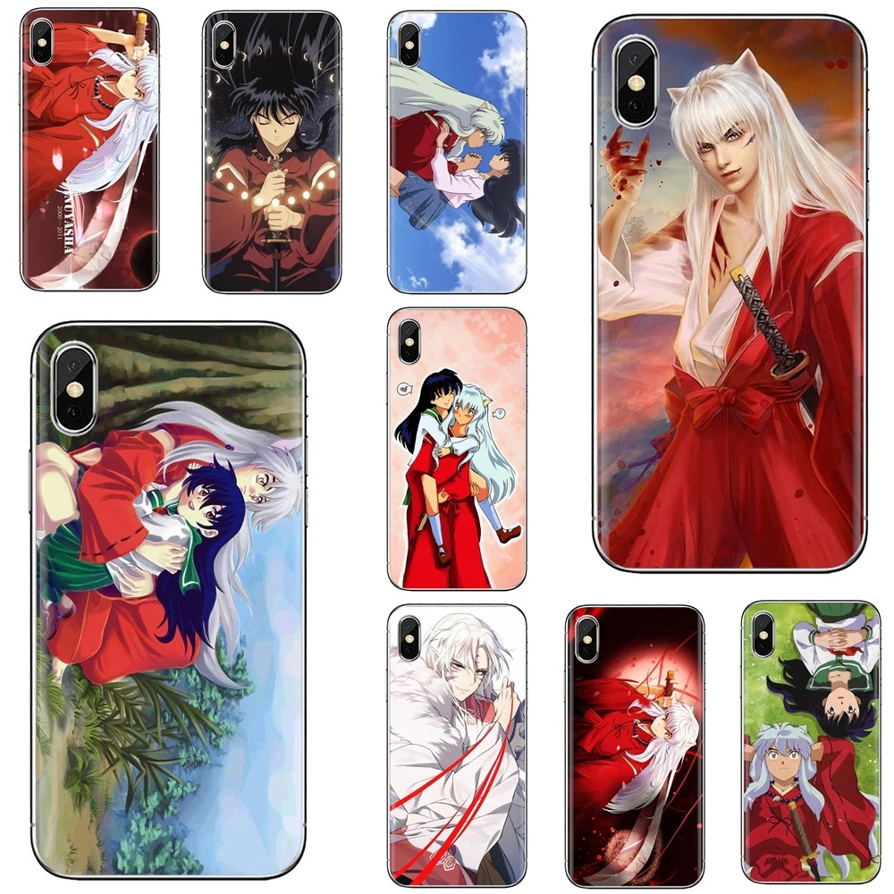 Аниме часы InuYasha онлайн постер силиконовый чехол для телефона Xiaomi Redmi 4A 7A S2 Note 8 3S 4 4X