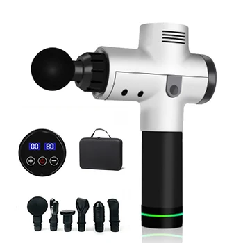

LCD Display Massage Gun Gym Percussion Therapy Muscle Massager Impact Gun Body Relaxation Pain Relief Slimming Machine