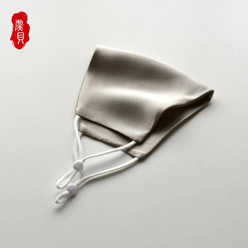 Face mask high class natural silk for women or child real silk anti-sunburn washable light soft comfortable mascarillas