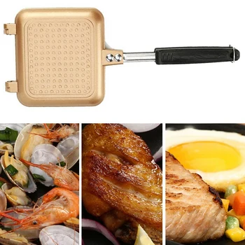 

Aluminum Alloy Sandwich Machine Double-Sided Baking Pan Non-Stick Pan, Suitable for Induction Cooker