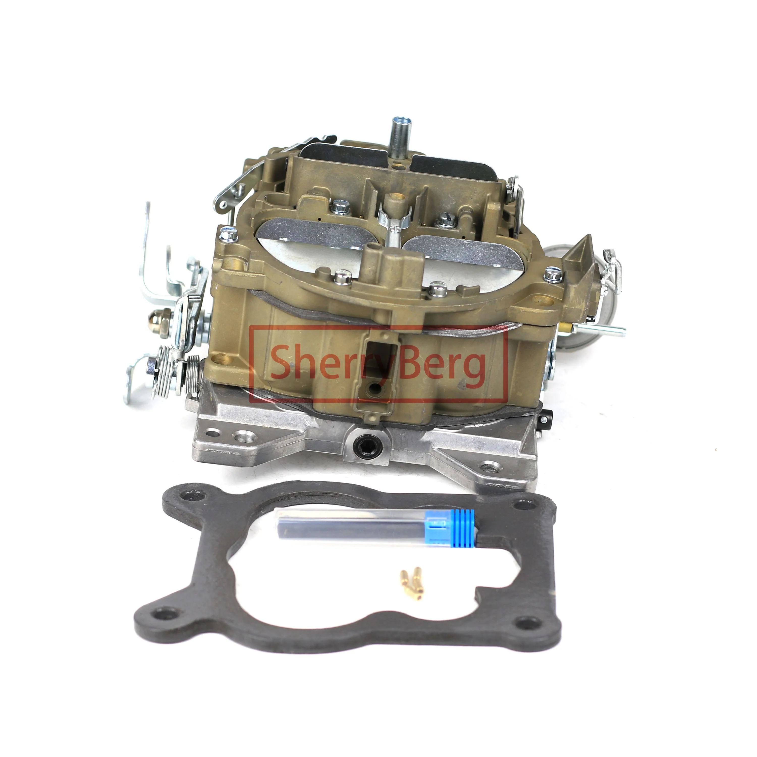 SherryBerg Vergaser Carburador Carb Carburettor for 해양 기화기 QUADRAJET 모델 V6 4.3 엔진 십자군 6 실린더