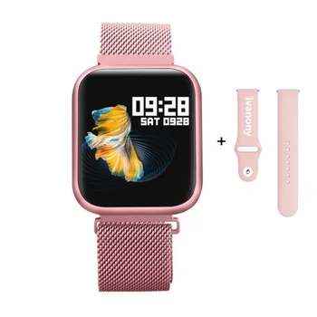 

P80 Smart Watch Women IP68 Waterproof Full Touch Screen Smartwatch Men Fitness Tracker with Blood Pressure Heart Rate Monitor