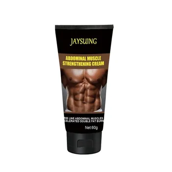 

60ml Powerful Abdominal Muscle Cream Stronger Muscle Slimming Cream Press Fitness Anti Cellulite Fat Burning Weight Loss