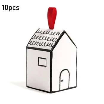 

10X White House Party Paper Wedding Favour Gift Sweets Biscuit Boxes Bags For Parties Presents Or Even Biscuit
