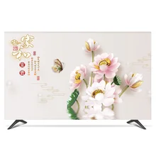 1"-80" 22 дюймов 75 дюймов экран lcd tv PC чехол декоративный капюшон занавеска пейзаж Лотос водонепроницаемый