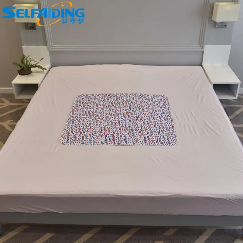 Моющиеся подушечки для кровати для взрослых мочи водонепроницаемый лист протектор