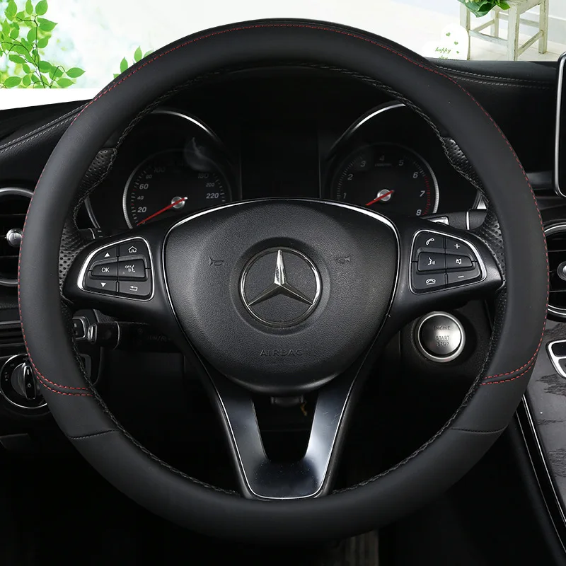 

Steering Wheel Cover Chang 'An CS75 CS35 CS95 CS15 Cx55 CX70 Yat Cheung Yuet Leather Grip Cover