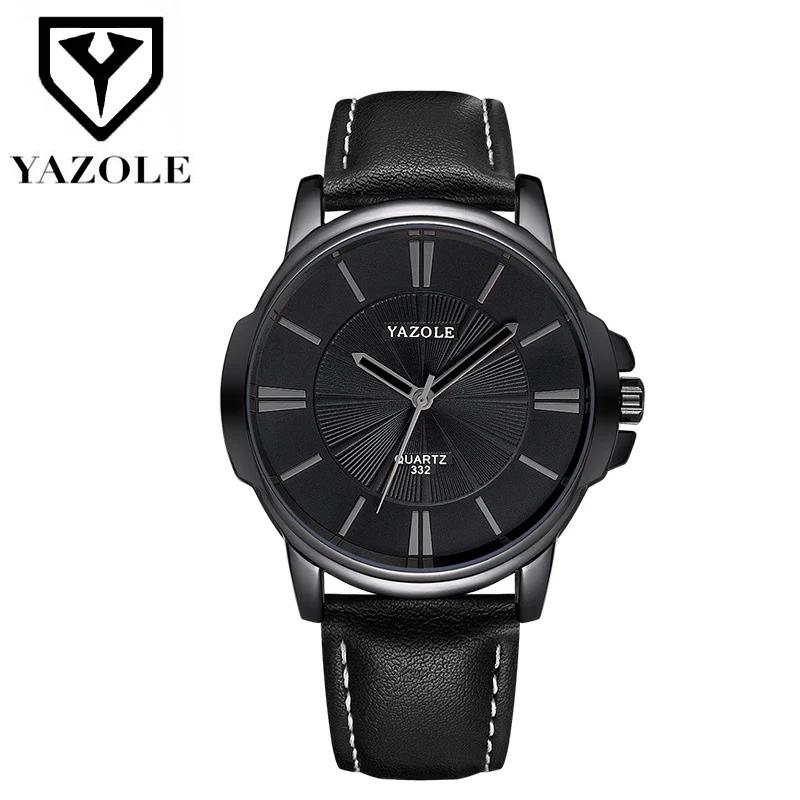 Наручные мужские часы yazole кварцевые часы мужские лучшие брендовые роскошные известные наручные деловые кварцевые часы-часы Relogio Masculino