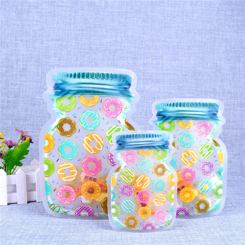

Мешки на молнии Mason Jar, многоразовые пакеты для хранения продуктов, мешки для закусок Mason, герметичные свежие пакеты, пакеты для сохранения продуктов, 10 шт.