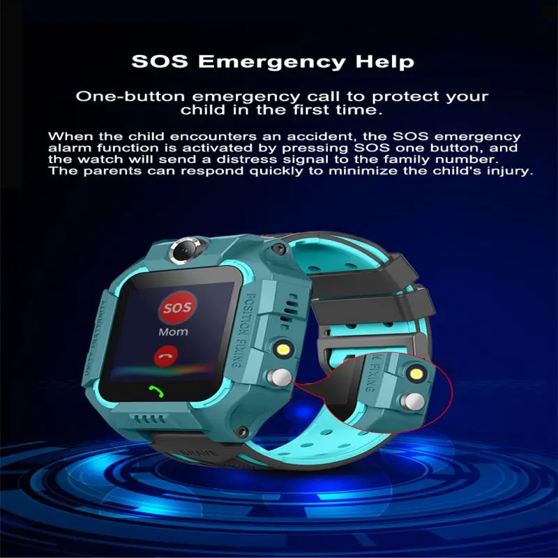 Kids Smart Watch IP67 Waterproof Silicone Strap Children Wrist Smartwatch For Girls Boys Birthday Gifts | Электроника