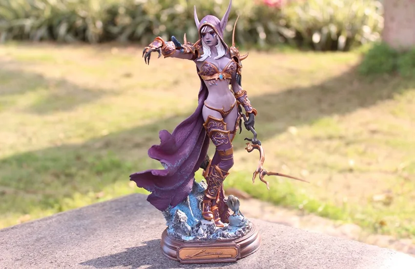 Валли аниме World of Warcraft Sylvanas призрак королева статуя Гараж Комплект Модель