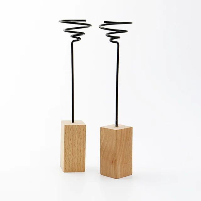 3Db Vas Légnövény Állvány Tartály Tillandsia Tartó Asztali Edénykijelző Váza Fa Alap - Image 4