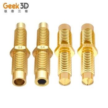 

V6 M6 Hotend Extruder Nozzle 0.4mm Universal Copper Nozzle with Throat or No Throat for 1.75mm/3mm Filament for 3D printer parts