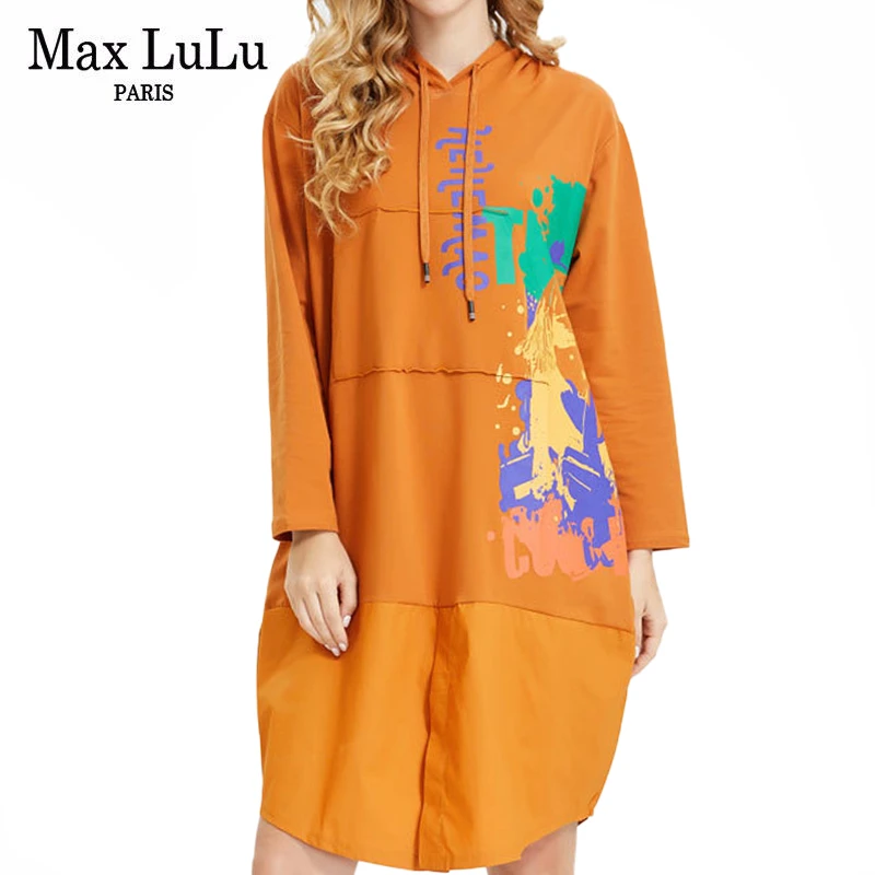 Max LuLu 2020 европейский модный дизайн одежды женские длинные платья с принтом