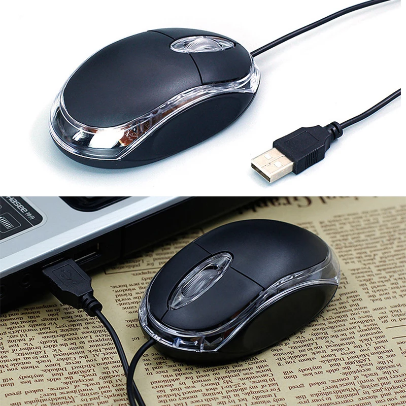 

Wired Mouse Computer Mouse 3 Button Easy USB Optical Wire Mouse Mice For Computer PC Laptop Desktop Computer Notebook Mini Mouse