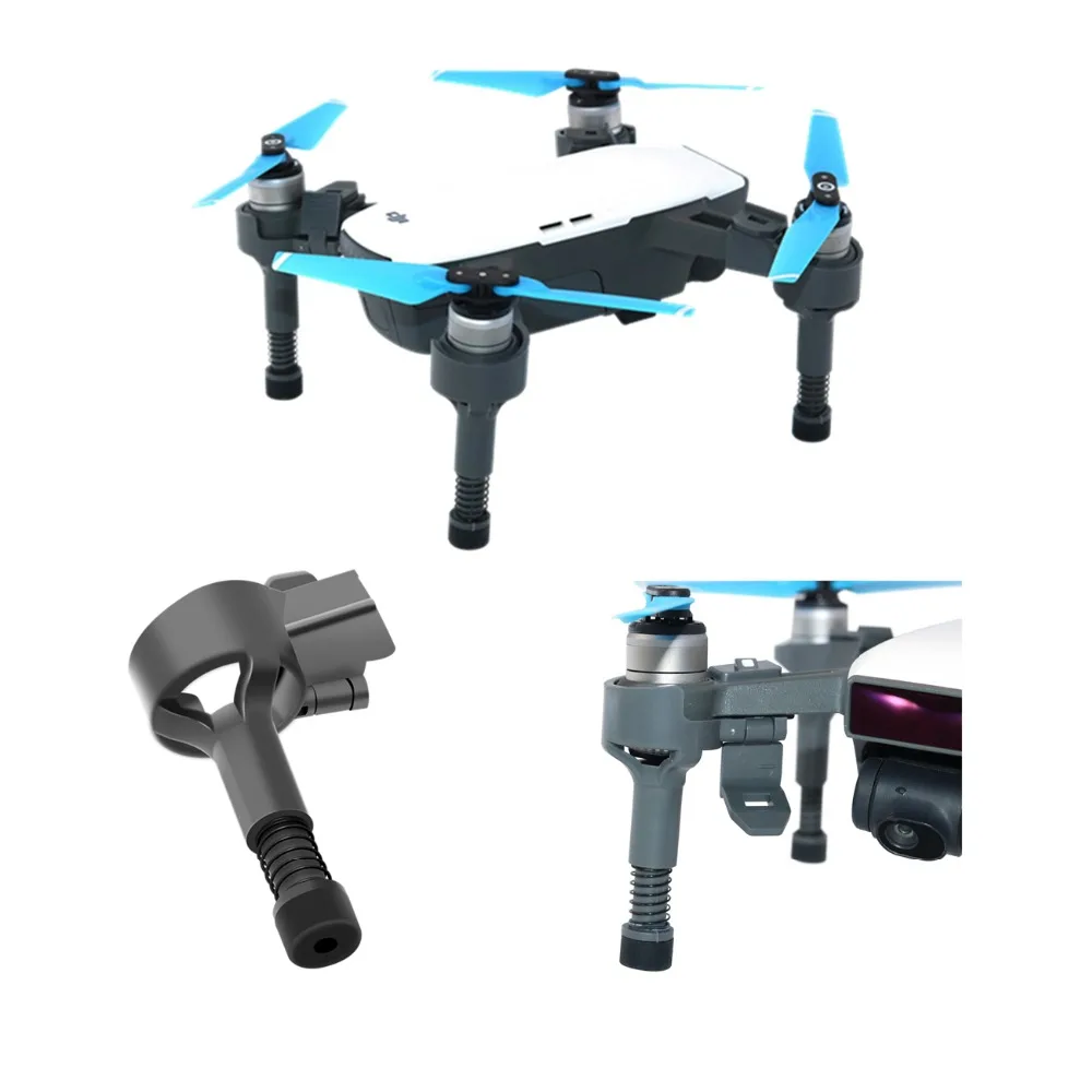 

35mm Landing Gear Kits Shock Proof Leg Protection Gimbal Protector For DJI Spark Drone with Spring Feet Camera Guard Spare Parts