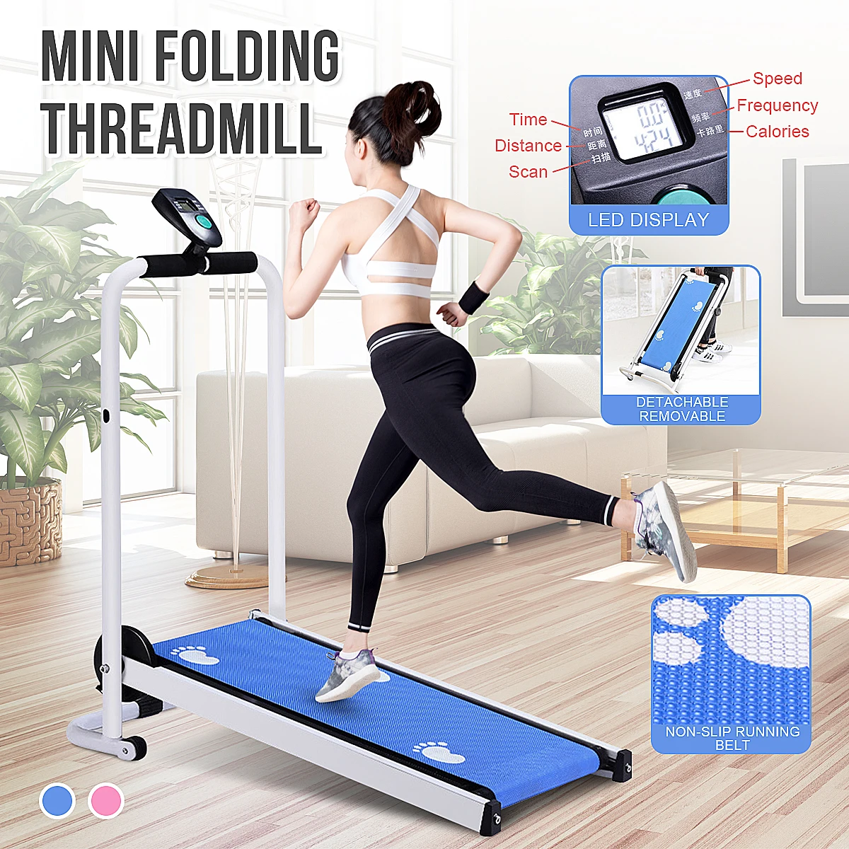 collapsible running machine