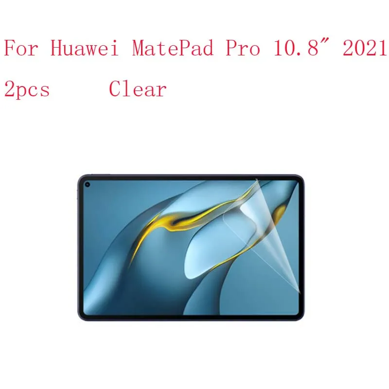

Прозрачная защитная пленка для HD-экрана для Huawei MatePad Pro 10,8 дюйма 2021, 2 шт. в 1 упаковке