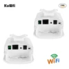 KuWFi Outdoor Router 300Mbps Wireless Repeater Outdoor P2P 1KM Wireless WIFI Bridge With 24V POE Adapter for IP Camera ► Photo 3/6