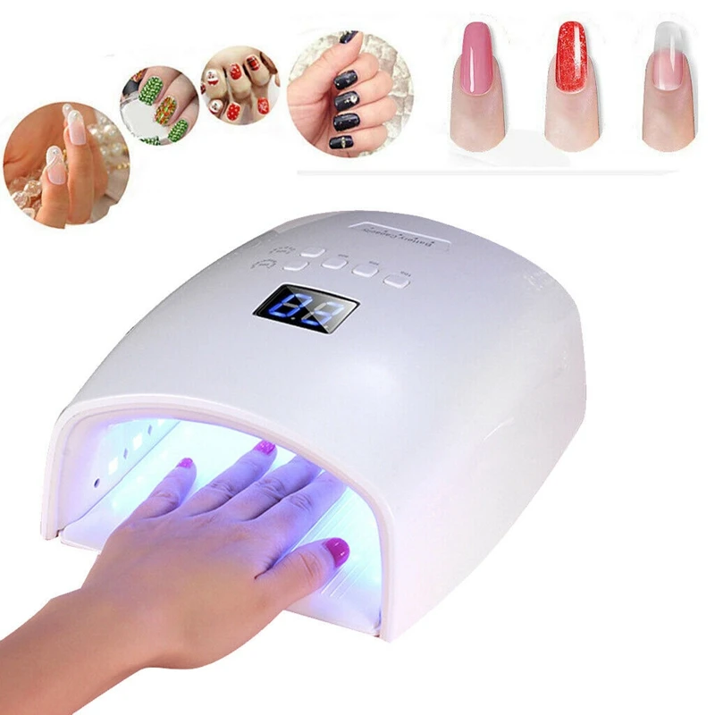 

48W Cordless LED / UV Nail Lamp Nail Oil Gel Nail Lamp Dryer Wireless Charging US Plug