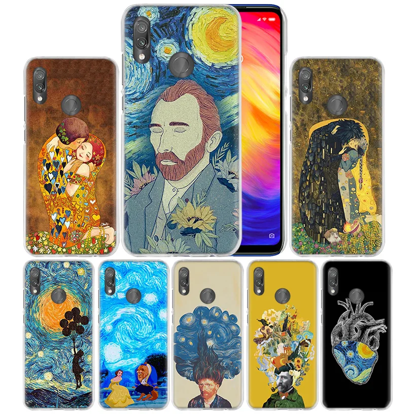 

Case Cover for Xiaomi Redmi Note 7 7A 7S 6 6A 5 Y3 K20 Mi 8 9T CC9 CC9E A1 A2 A3 Play F1 Lite Pro Plus Kiss Gustav Klimt Van Gog