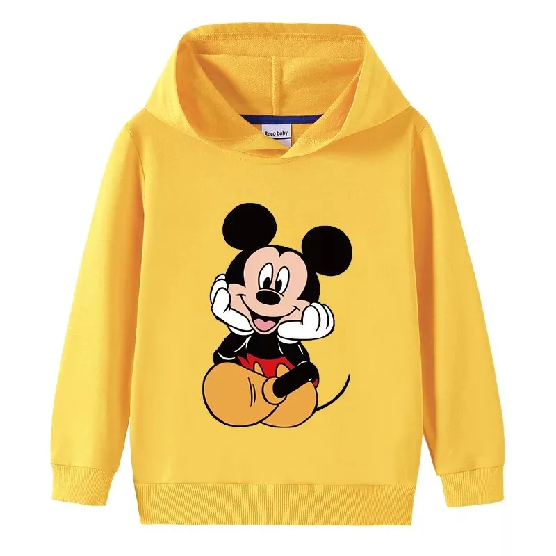 Disney с Микки Маусом для маленьких мальчиков принтом в виде мышки толстовки