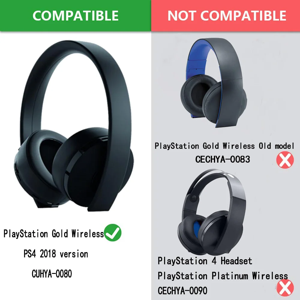 Poyatu CUHYA-0080 амбушюры для sony playstation Gold беспроводная гарнитура наушники PS4 сменные амбушюры подушечки
