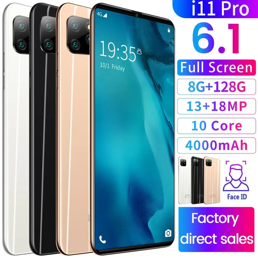 Global Version I11Pro 6.1 Inch Smartphone 8GB RAM