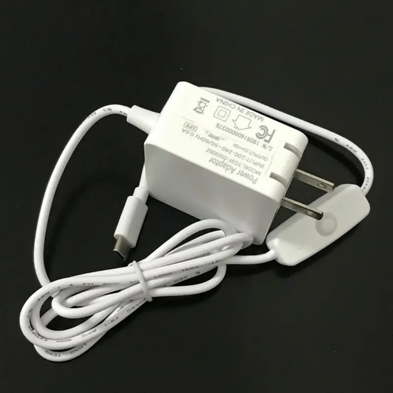 Адаптер питания кабель 5V3A USB-C зарядное устройство с переключателем для Raspberry Pi 4B