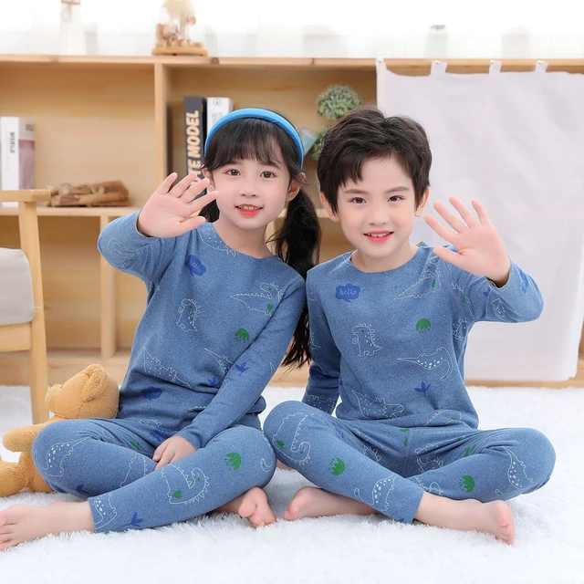 Conjuntos de pijamas para bebés, ropa interior térmica para el 6, 8 y 10 años - AliExpress