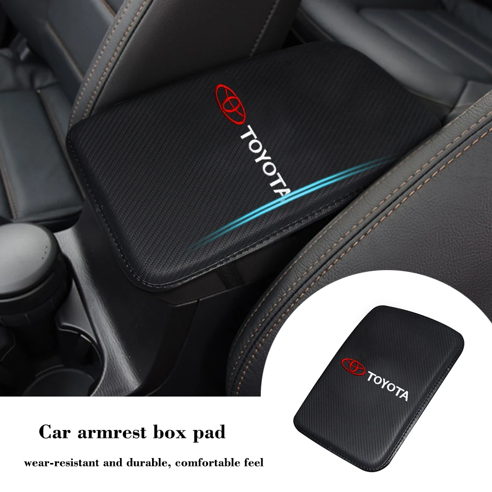 

Car Armrest Box Cushion Centre Armrest Mat Interior Protector Pad For Toyota Corolla Yaris Rav4 Avensis Auris Camry C-hr 86 Priu