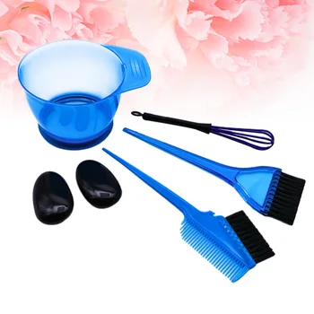 

5Pcs Practical Hair Dye Tool Kit Complete Hair Coloring Set Useful DIY Dyeing Tool Set Portable Hair Tinting Tool for Home Salo