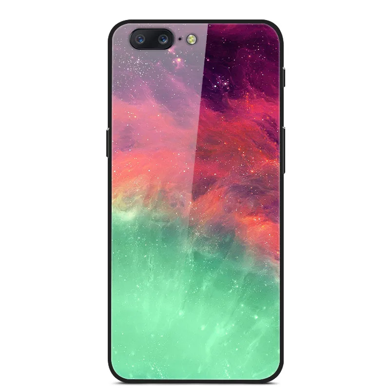 Для Oneplus 5 5 T чехол из закаленного стекла жесткий чехол для телефона для Oneplus 7 Pro TPU бампер чехол s для One plus 5 T 7 Pro Coque - Цвет: 07