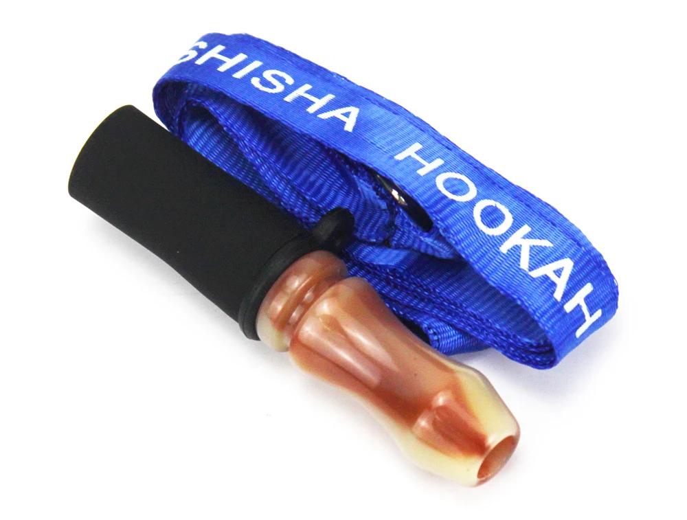 Силиконовые кальянные мундштук для Sheesha кальян наргиле Shisha аксессуары для подвеса веревки ремешок из смолы рот советы