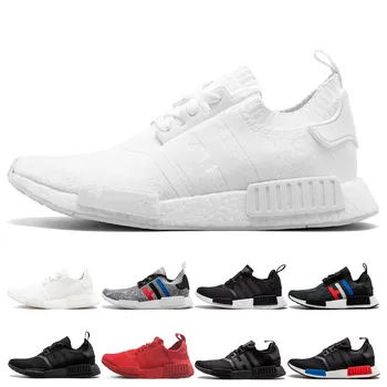 

Fashion R1 men running shoes designer ladies japan black white three red blue gray three black sports outdoor jogging sneakers