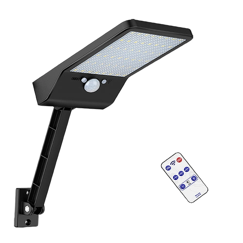 KDL Led-Солнечный-сад-датчик-свет двора-крыльцо-настенный светильник Открытый пульт дистанционного управления Ip65 радар-движение полюс водонепроницаемый#1