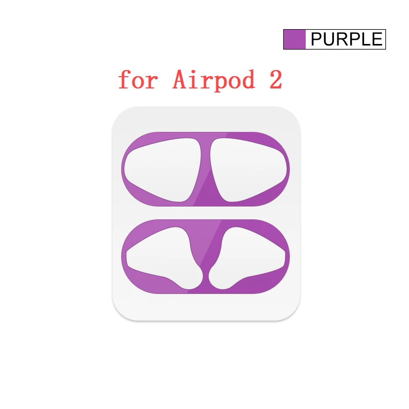 Пыленепроницаемая Встроенная наклейка для AirPods 2 Чехол-коробка ...