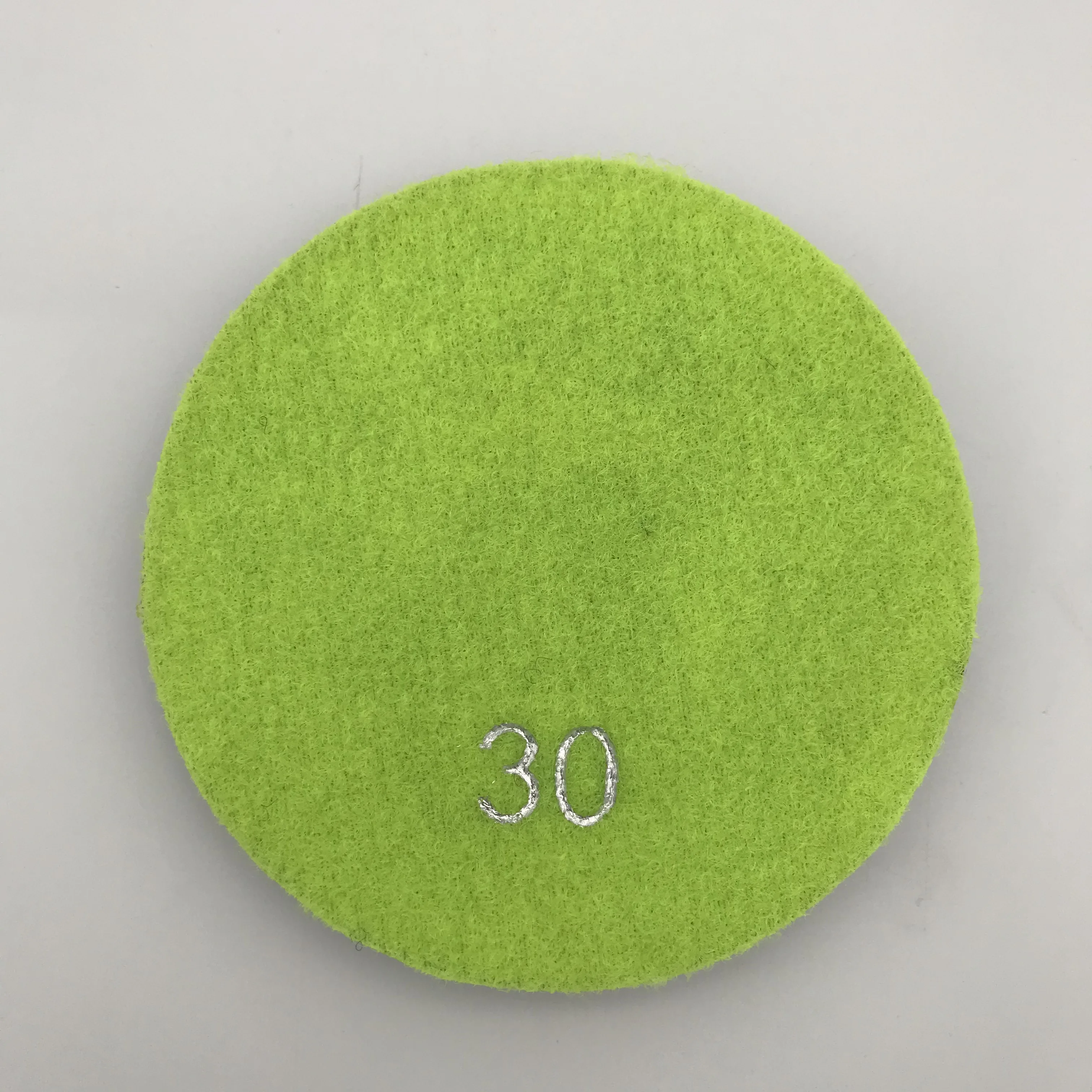 Diamond Floor Polishing Pad 4 inch(100 mm) for Granite Marble Stone Concrete Wet Grit 30 Thickness 10 mm 6 Pcs/Lot
