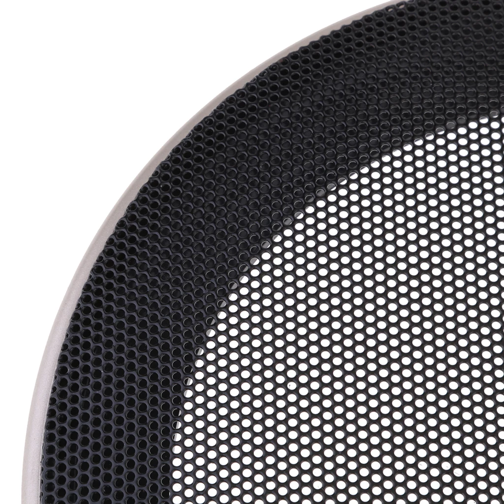 5inch Champagne Color Mesh Speaker Decorative Circle Subwoofer Grill Cover Guard Protector, Screw is Included