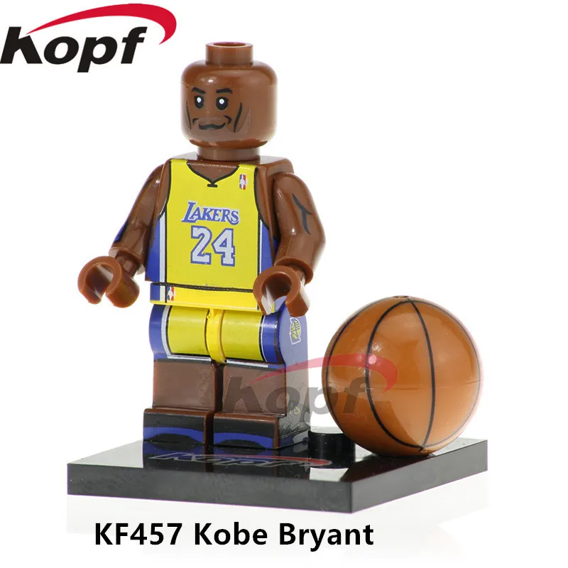 

Single Sale American Professional Basketball Player Figures Kobe Bryant Michael Building Blocks Children Kid Toys Gift KF457