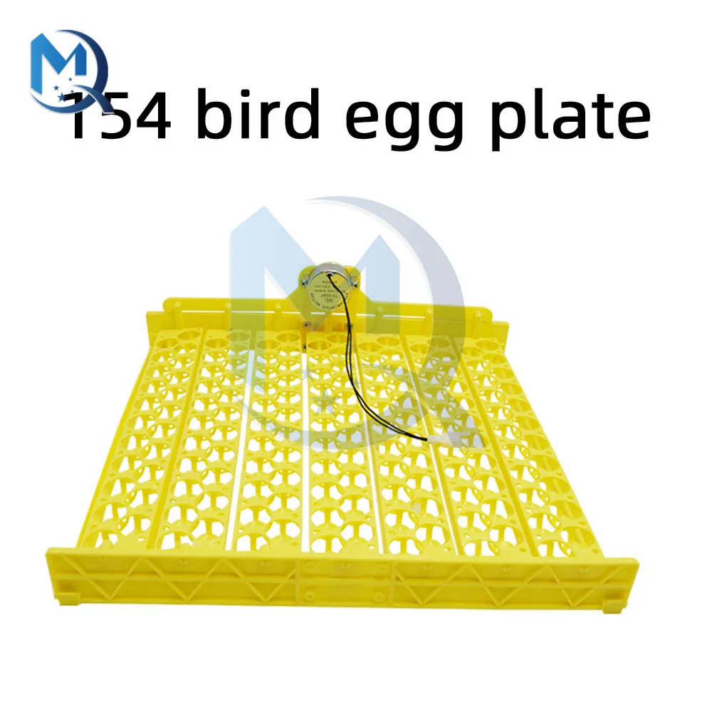 154 Automatic Incubator Turning Egg Tray Kit 110V/220V Plastic Bird