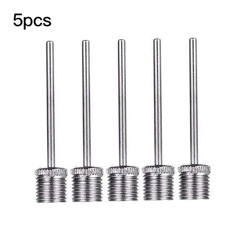 

5pcs Inflating Needles Football Basketball Air Pump Nozzle Pins Stainless Steel Air Needles Ball Inflatable Tool