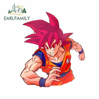 

EARLFAMILY 13cm x 11.2cm for Super Sayian Dragonball Motorcycle Decal Car Bumper Window Stickers Vinyl Car Wrap Fashion Decor