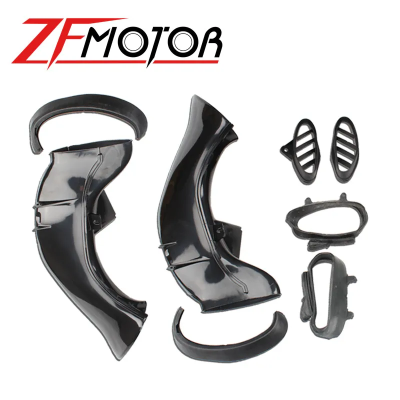 2 шт. YZF 1000 Ram воздухозаборная трубка обтекатель воздуховода для Yamaha YZF1000 R1 2004 2005 2006