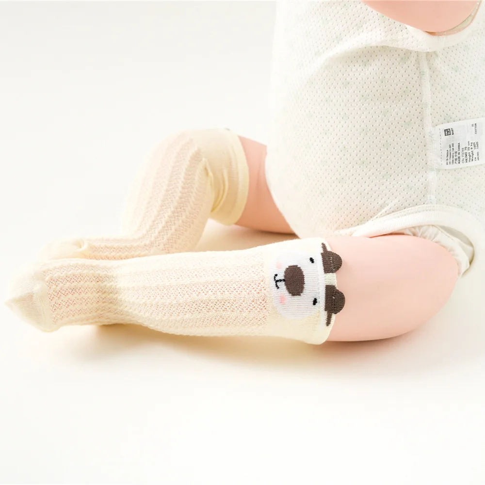 Г. Гольфы для малышей 0-1-3 лет летние сетчатые Гольфы выше колена с рисунками из мультфильмов, противомоскитные носки для малышей