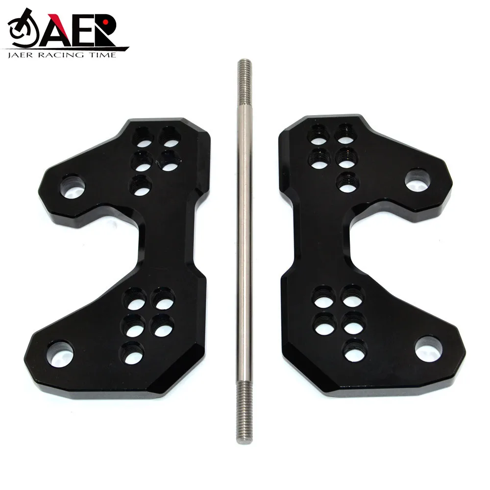 JAER для Yamaha YZF R3 MT03 MT25- R25 2013- ЧПУ Rearset сзади комплект база подножки R3 из АБС-пластика