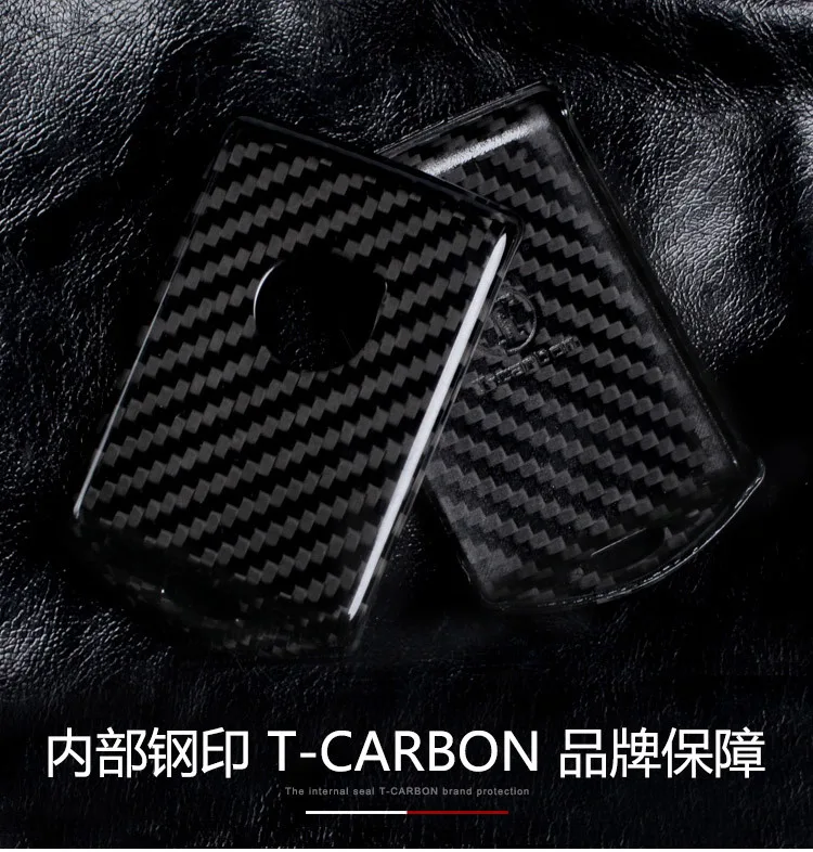New high quality True carbon fiber car key protection case cover For Volvo XC40 XC60 S90 XC90 V90 T5 T6 T8