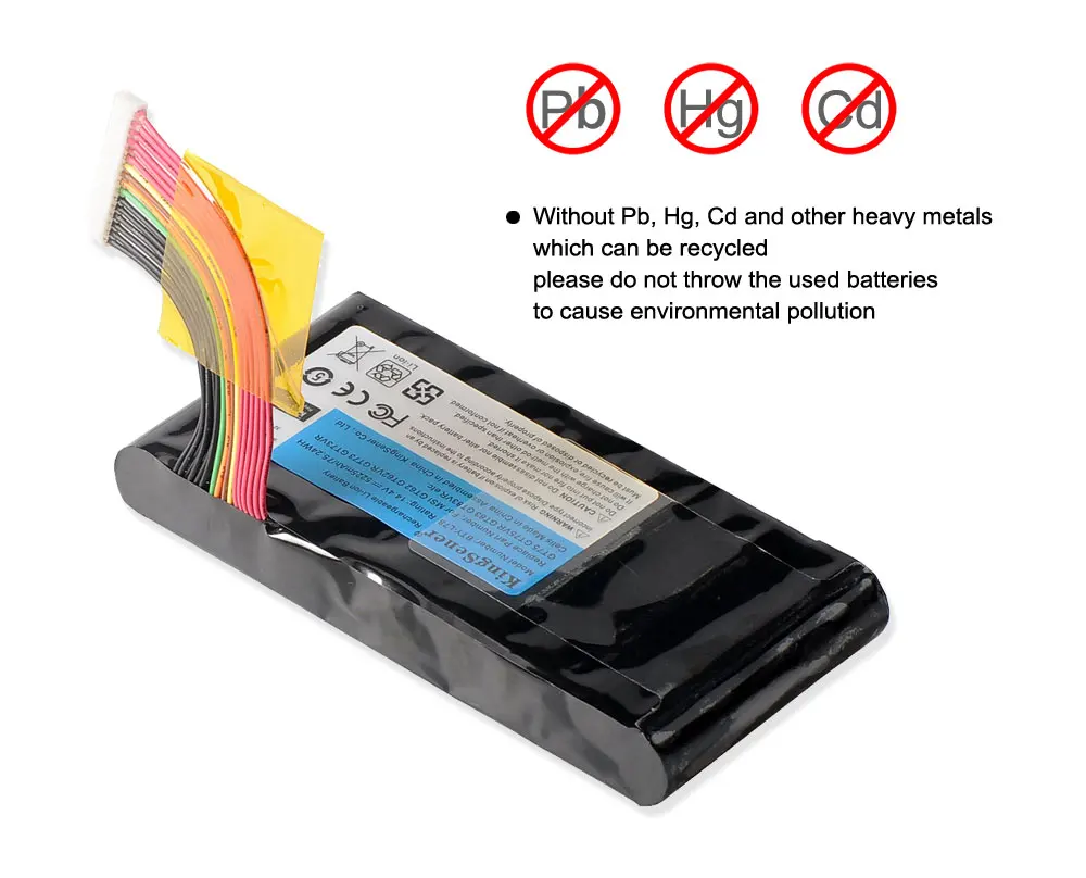 GT75, GT75VR, MS-1812, MS-1814, 5225mAh, novo