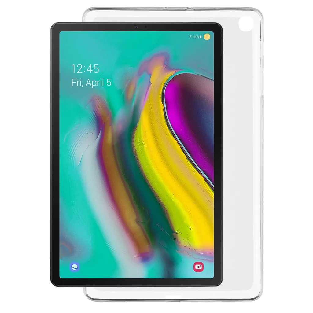 

Case Cover Stand For Samsung Galaxy Tab S5e 10.5 T720 T725 TPU Gel Tablet Stand Case Soft Silicone Matte Case Cover #C2