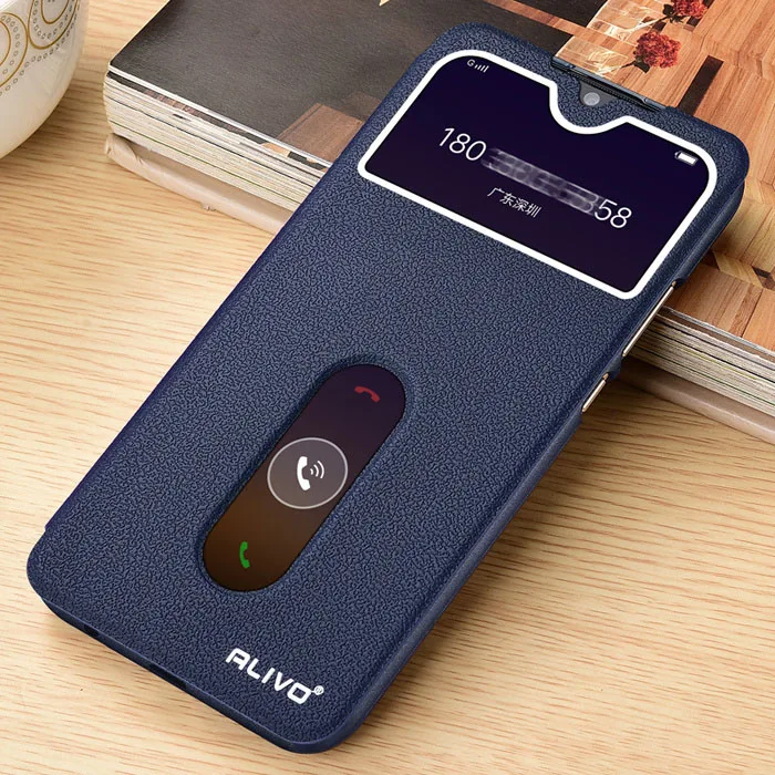 ДЛЯ Vivo Y19 чехол с окошком для просмотра откидная подставка из искусственной кожи чехол для Vivo Y5s/U3 телефон сумка чехол s 6,53 ''Coque для VivoY19 Y 19